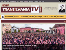 Tablet Screenshot of cluj.transilvania-tv.ro