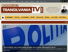 Tablet Screenshot of maramures.transilvania-tv.ro